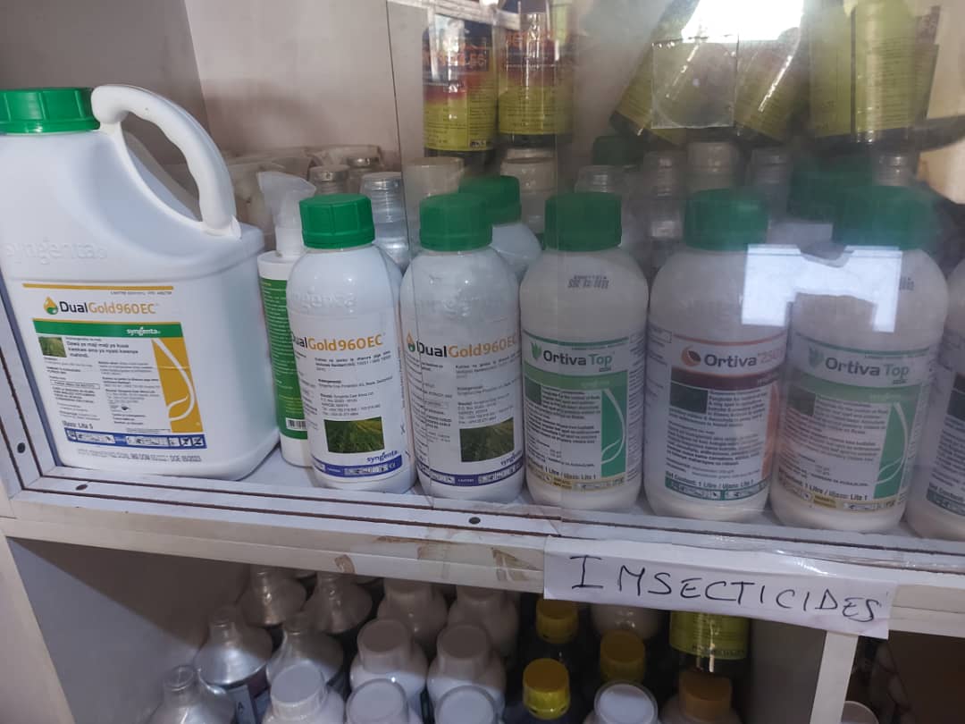 Fertilizer and crop nutrition products on the shelf