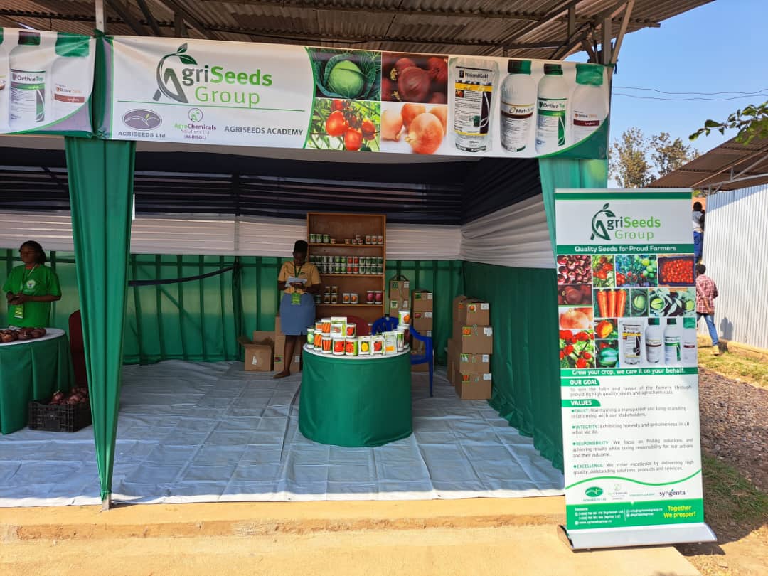 Agriseeds crop protection exhibition stand